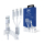 Kabel 3mk Hyper Cable 3in1 A/C to C/Micro/Lightning 1.5m White